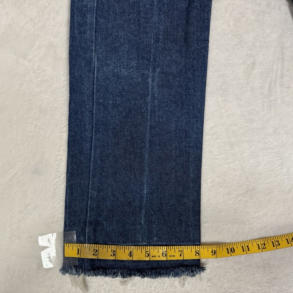 Vintage Levi's Orange Tab 505 Jeans Tag 36x32 Size 34 Dark Raw Rigid Denim USA - Picture 13 of 16